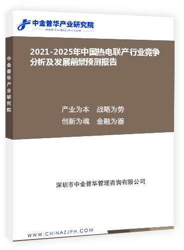 2021-2025年中國熱電聯(lián)產(chǎn)行業(yè)競爭分析及發(fā)展前景預測報告
